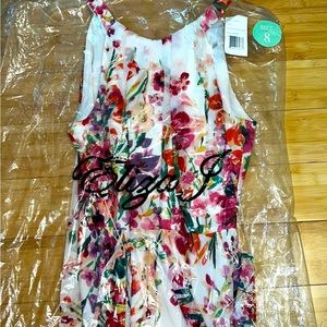 Like-new Eliza J Floral Halter Maxi - sz 8